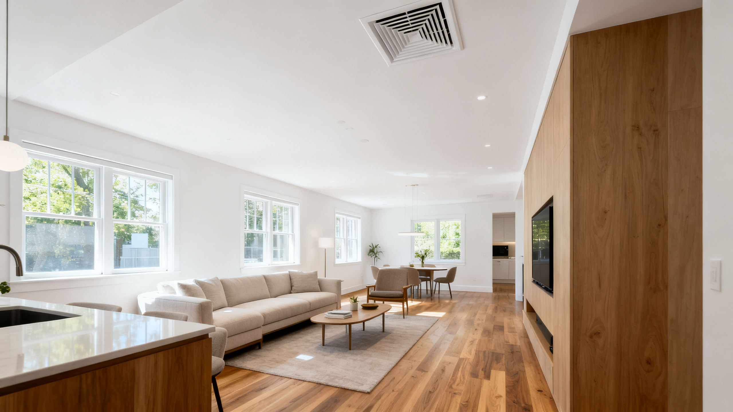 Canadian home with Praxnov HVAC vent system